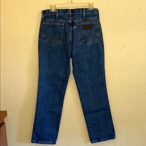 Wrangler Men's Straight Fit Blue Jeans